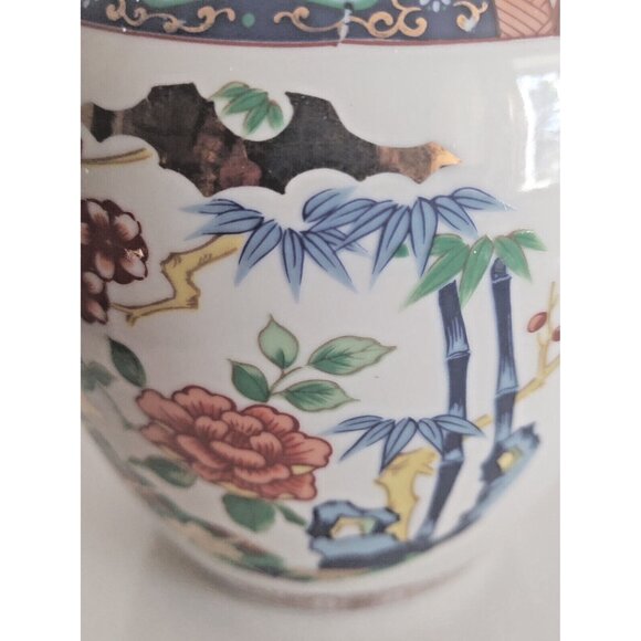 Miyako Japan Hand Painted Ginger Jar/Vase Imari Ware 5 1/2" - Picture 9 of 12